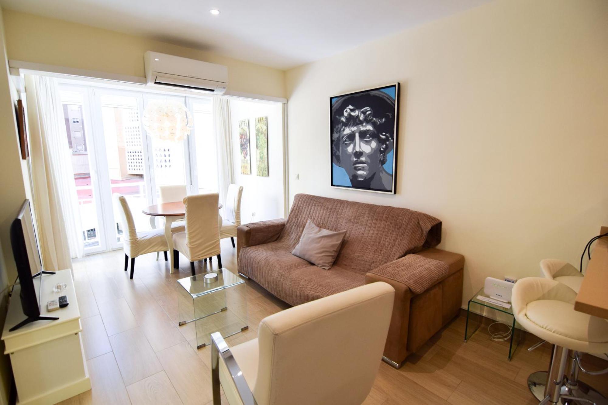 Malagueta Beachside Charm Appartement Málaga Buitenkant foto