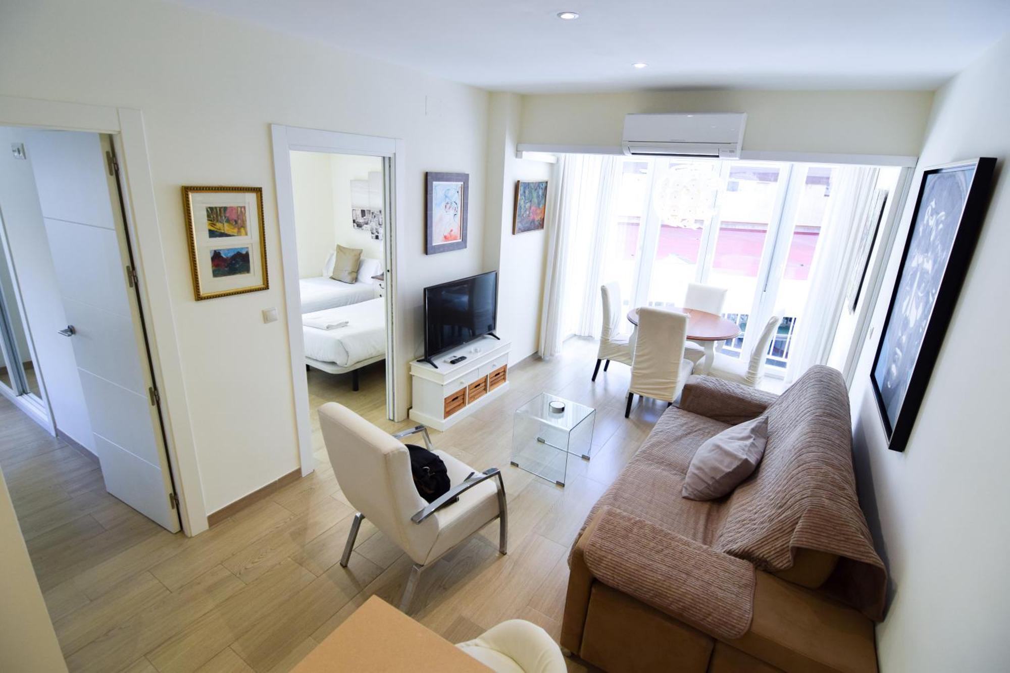 Malagueta Beachside Charm Appartement Málaga Buitenkant foto
